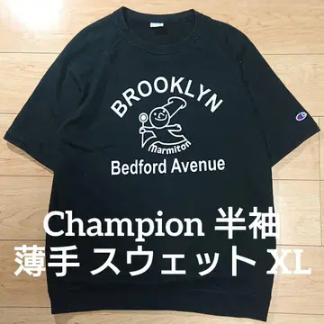 Champion 반팔 맨투맨 BROOKLYN XL 블랙