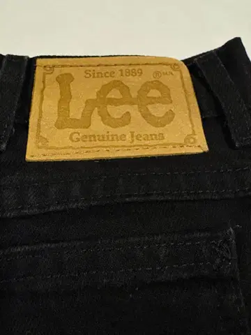빈티지 80s Lee black denim USA 제조