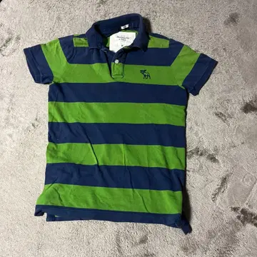 Abercrombie & Fitch 피케 셔츠 보더 M
