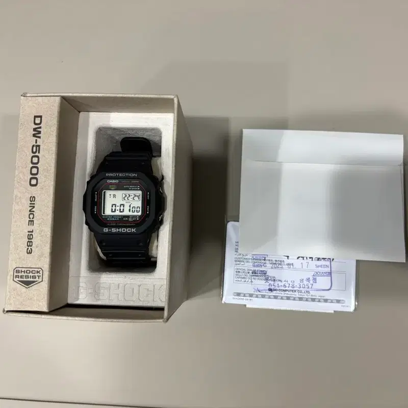 G-SHOCK DW-5000R 민트급