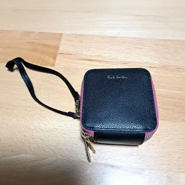 Paul Smith 더블 지퍼 미니 코인 케이스 블랙