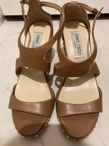 JIMMY CHOO 웨지솔 샌들 37
