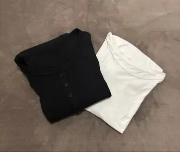 스픽 앤 스팬 2개 세트 헨리넥 풀오버 블랙