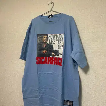 초레어 90s 빈티지 scasface 티셔츠 무비 레어 택