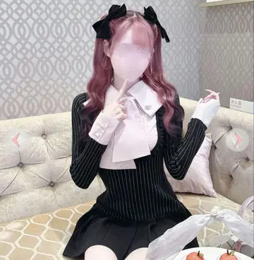 허니뮤우 미셸 마카롱 리본 블라우스 도킹 원피스 핑크