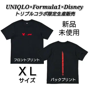 UNIQLO 포뮬러 1 디즈니 한정판 콜라보 T셔츠 XL F1