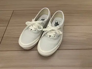 VANS 반스 오센틱 가죽 트루 화이트 22.5cm