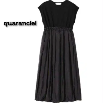 새상품급 quaranciel 컷 타프타 도킹 프렌치 벌룬 원피스 one