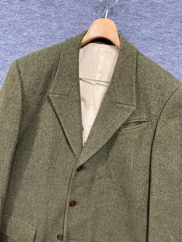 인기 90's 장 폴 고티에 헤링본 울 테일러드 자켓 50