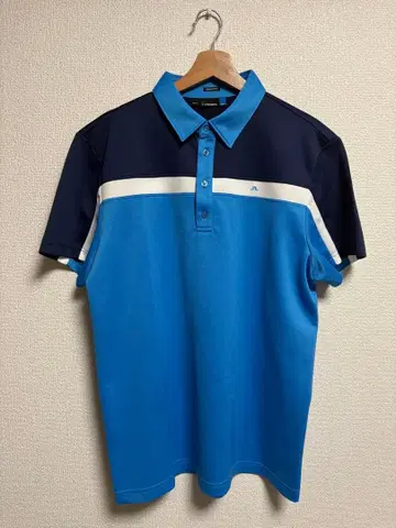 J.LINDEBERG 피케 셔츠 네이비 블루 L 사이즈