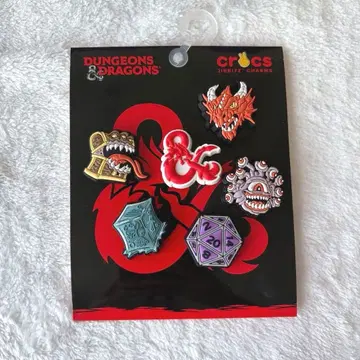 새상품 미개봉 Crocs Dungeons & Dragons 지비츠