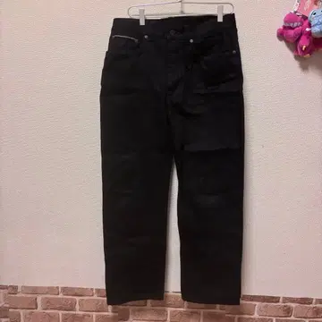 zara 블랙 리지드 데님 팬츠
