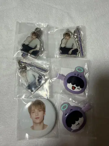 TXT 뿔바투 후므냐린 헤어 클립 캔뱃지 아크릴 키링