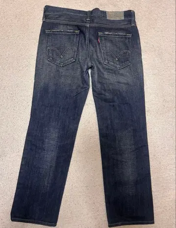 Levi's 스트레이트 데님 인디고 블루
