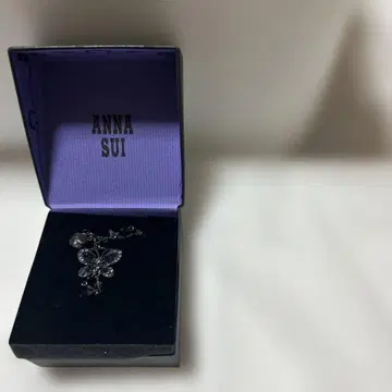 ANNA SUI 2연 목걸이 나비 버터플라이 모티브