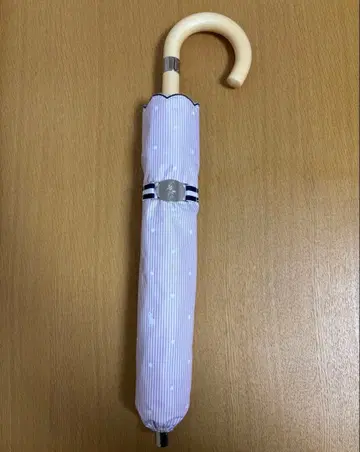 랄프 로렌 양산 파라솔 스트라이프 도트 핑크