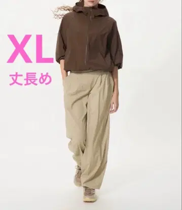 유니클로 울트라 스트레치 액티브 와이드 팬츠/긴 길이