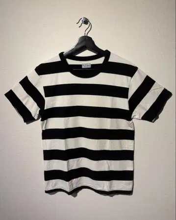 THE FLAT HEAD / BORDER T-SHIRT / SIZE:38