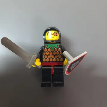 LEGO 미니 피규어 울프 기사단 검 방패 포함