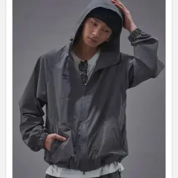 [PUBLUX 별주] 엄브로 UMBRO 나일론 후드티 M 사이즈 그레이