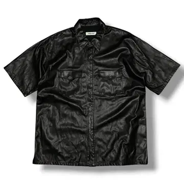 monkey time FAUX LTHR SS WESTEREN SHIRT