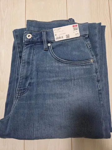 UNIQLO EZY 배럴 청바지 M 블루