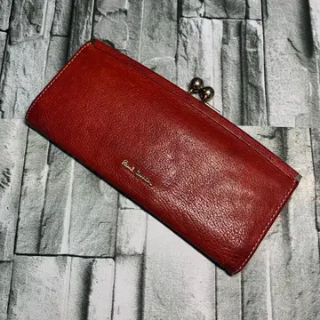 Paul smith 폴스미스 가마구치 가죽 장지갑 레드