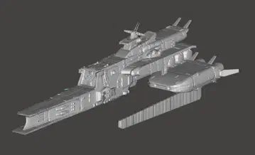 1/1700 클랩급 순양함 3D 프린트 Clop Class