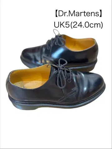 새상품급 Dr. Martens 3홀 신발 UK5 24.0 1461PW