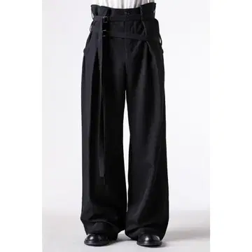 Ann Demeulemeester 더블 벨트 슬랙스 25aw