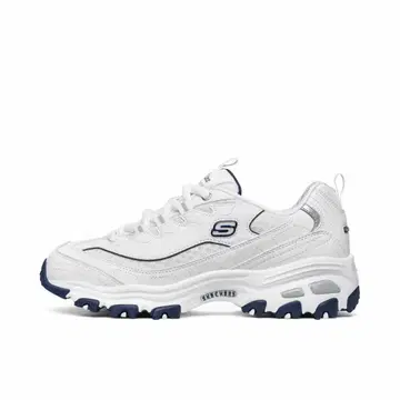 SKECHERS 통굽 스니커즈 화이트 네이비