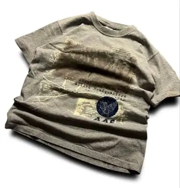 레어 90s usa제 AVIREX WW2 photo t-shirt