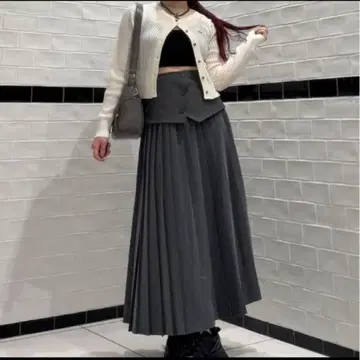 PAGEBOY 코르셋 플리츠 스커트