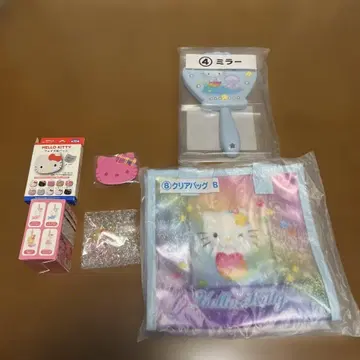 산리오 제일복권 헬로키티 클리어백 거울 키티