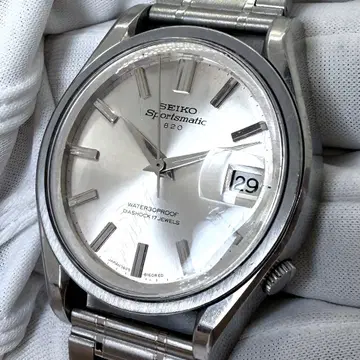 1960년대 세이코 스포츠매틱 820 17석 자동 와인딩 데이트 SS