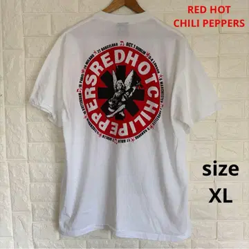 레드 핫 칠리 페퍼스 렛치리 RHCP 락 T셔츠 화이트 XL 사이즈