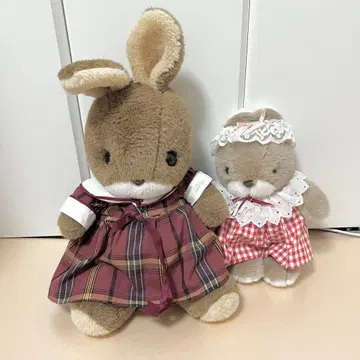 토끼 봉제 인형 산애로우 세키구치 레트로