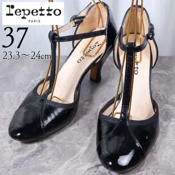 repetto 레페토 24 BAYA 에나멜 펌프스 힐 블랙