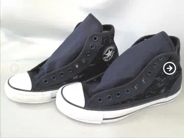 CONVERSE 스니커즈 6X 1502 블랙 23cm 레이스 리본