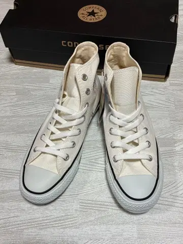 컨버스 올스타 HI 캔버스 화이트 24.5cm