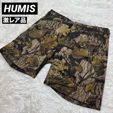 [구하기 어려움] HUMIS 하프 팬츠 숏팬츠 리얼트리 패턴