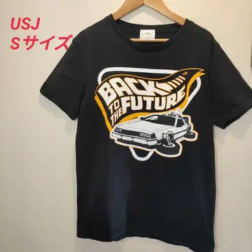USJ 백 투 더 퓨처 드로리안 티셔츠 S사이즈