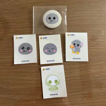 SM Entertainment 성은석 CU 콜라보 씰 & 캔뱃지