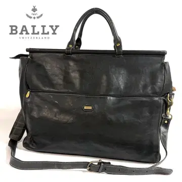 [ 레어템 ] BALLY 가죽 대용량 브리프 케이스 빈티지 이탈리아제