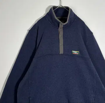 L.L.Bean 엘엘빈 자수 로고 스냅 버튼 플리스