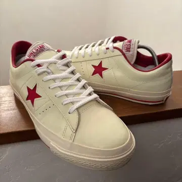 단종품 CONVERSE ONE STAR 1C1257 천연 가죽 28cm