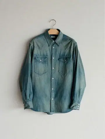 Denim Western Shirt L 사이즈 Lidnm