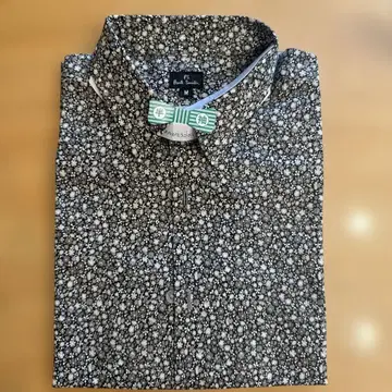 PS Paul Smith 꽃무늬 반팔 셔츠 블랙 M