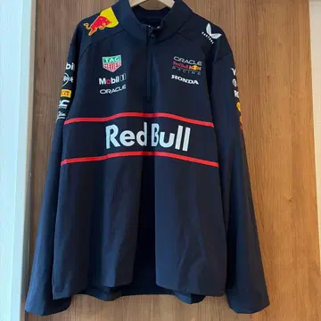 RedBull Racing F1 2025 하프 지퍼 자켓