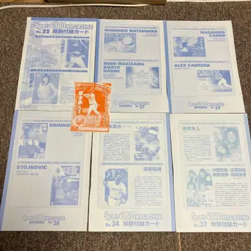 Sports CARD MAGAZINE 부록 카드 세트